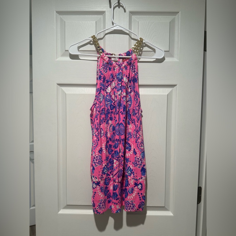 Lilly Pulitzer Pink and Blue Floral top